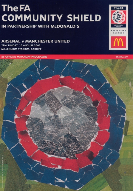 ARSENAL v MANCHESTER UNITED COMMUNITY SHIELD FINAL 2003