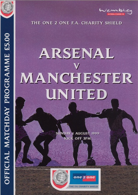 ARSENAL v MANCHESTER UNITED FA CHARITY SHIELD FINAL 1999