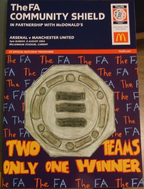 ARSENAL v MANCHESTER UNITED FA COMMUNITY SHIELD FINAL 2004