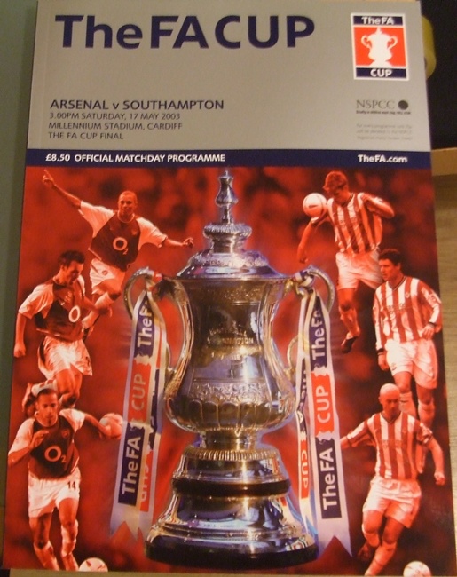 ARSENAL v SOUTHAMPTON FA CUP FINAL 2003