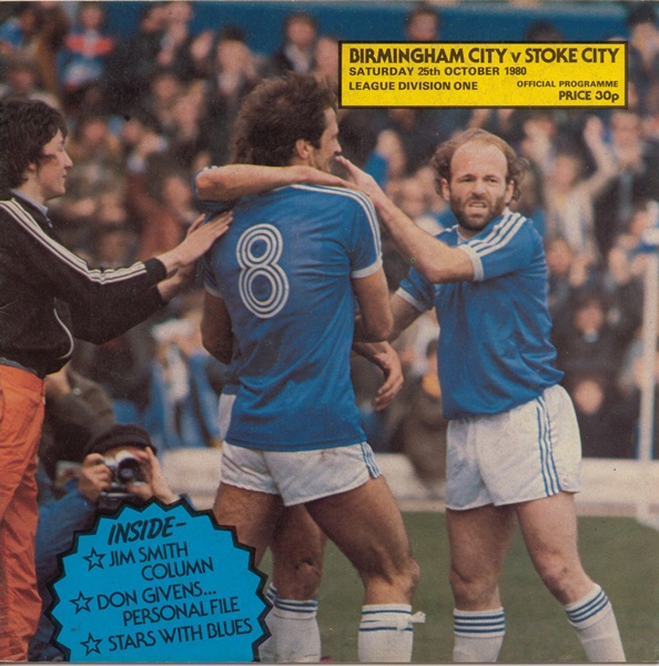 BIRMINGHAM CITY v STOKE CITY LEAGUE DIVISION 1 1980