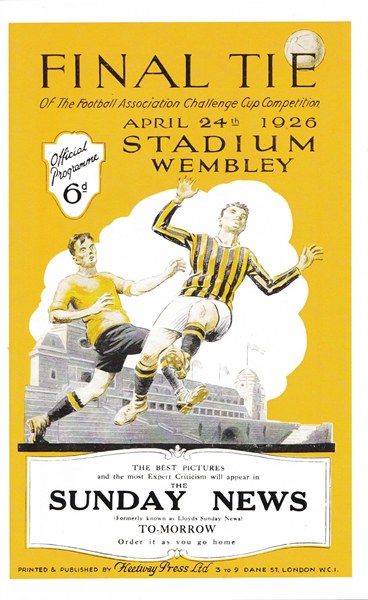 BOLTON WANDERERS v MANCHESTER CITY FA CUP FINAL 1926