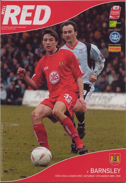 BRISTOL CITY v BARNSLEY COCA COLA LEAGUE ONE 2005