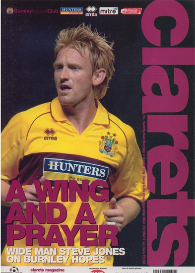BURNLEY v CARDIFF CITY CHAMPIONSHIP 2007