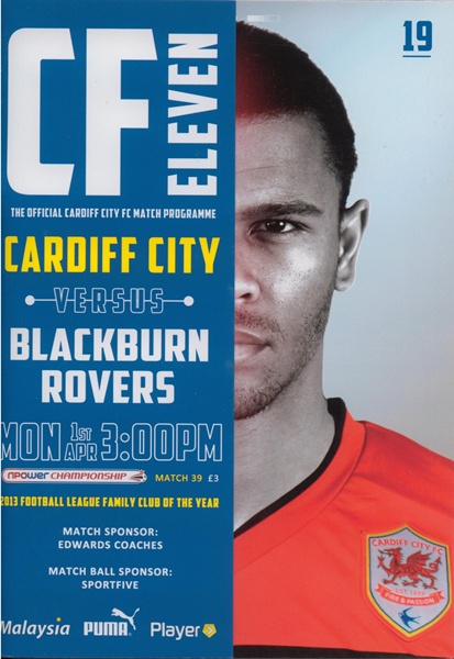 CARDIFF CITY v BLACKBURN ROVERS NPOWER CHAMPIONSHIP 2013