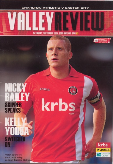 CHARLTON ATHLETIC v EXETER CITY LEAGUE ONE 2009