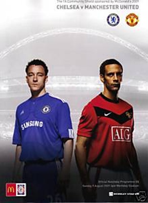 CHELSEA v MANCHESTER UNITED COMMUNITY SHIELD FINAL 2009