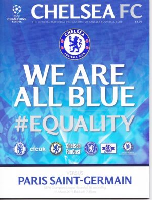 CHELSEA v PARIS SAINT GERMAIN CHAMPIONS LEAGUE 2ND LEG 2014/15
