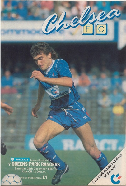 CHELSEA v Q P R  BARCLAYS LEAGUE DIVISION ONE 1987