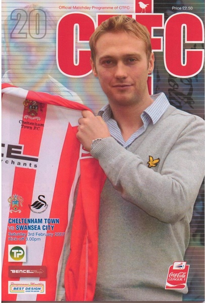 CHELTENHAM TOWN v SWANSEA CITY COCA COLA LEAGUE 1 2007