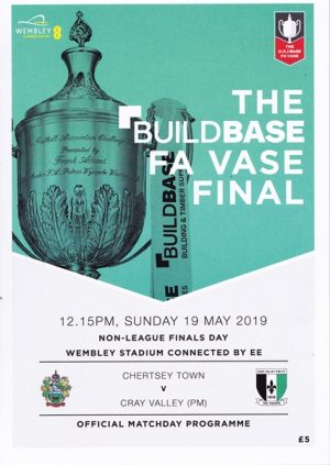 AFC FYLDE v LEYTON OR FA TROPHY & CHERTSEY v CRAY V FA VASE 2019