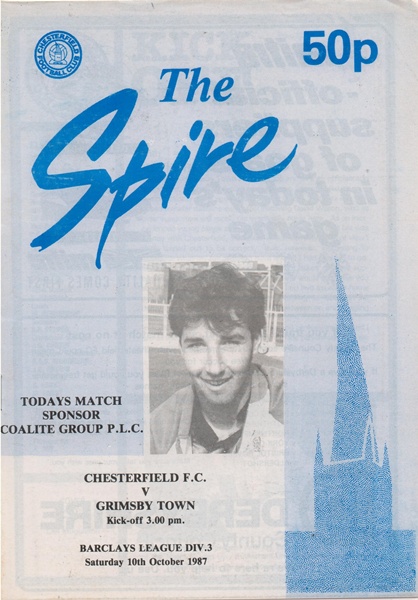 CHESTERFIELD v GRIMSBY TOWN BARCLAYS LEAGUE DIV 3 1987