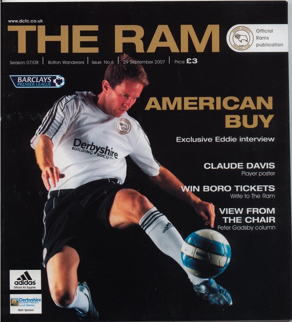 DERBY COUNTY v BOLTON WANDERERS PREMIER LEAGUE 2007