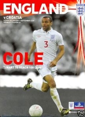 ENGLAND v CROATIA INTERNATIONAL WEMBLEY 2009