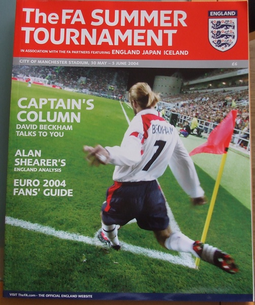 ENGLAND v JAPAN/ICELAND FA SUMMER TOURNAMENT 2004