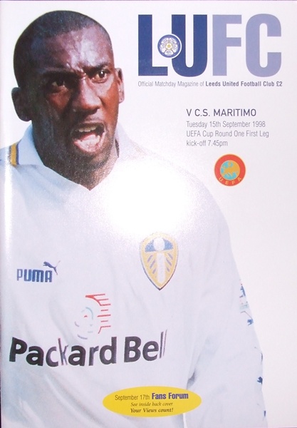 LEEDS UNITED v C S MARTIMO UEFA CUP ROUND 1 1998