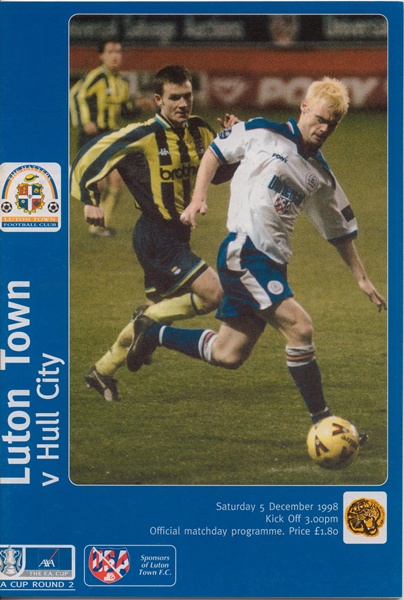 LUTON TOWN v HULL CITY FA CUP ROUND 2 1998
