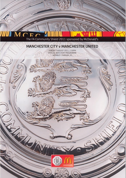 MANCHESTER CITY v MANCHESTER UTD COMMUNITY SHIELD 2011