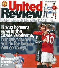 MANCHESTER UNITED v OLYMPIQUE de MARSEILLE CHAMPIONS LEAGUE 2011