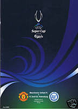 MANCHESTER UNITED V ZENIT ST PETERSBURG SUPER CUP 2008