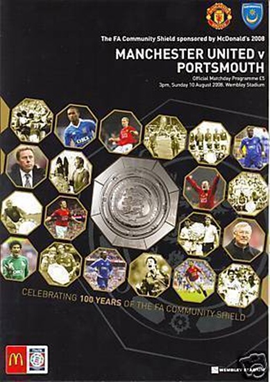 MANCHESTER UNITED v PORTSMOUTH COMMUNITY SHIELD FINAL 2008