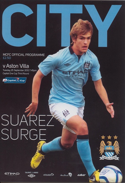 MANCHESTER CITY v ASTON VILLA CAPITAL ONE CUP ROUND 3 2012
