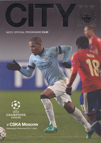 MANCHESTER CITY v CSKA MOSCOW UEFA CHAMPIONS LEAGUE 2014