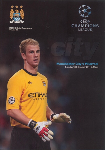 MANCHESTER CITY v VILLARREAL UEFA CHAMPIONS LEAGUE 2011