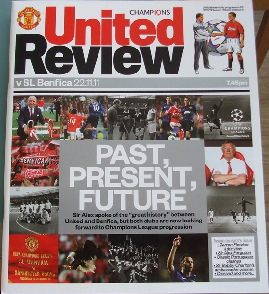 MANCHESTER UNITED v BENFICA UEFA CHAMPIONS LEAGUE 2011