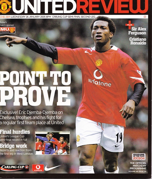 MANCHESTER UTD v CHELSEA CARLING CUP SEMI-FINAL 2ND LEG 2004/05