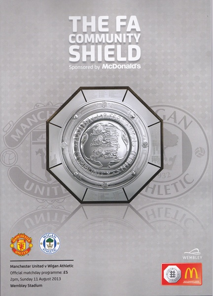 MANCHESTER UNITED v WIGAN ATHLETIC COMMUNITY SHIELD FINAL 2013