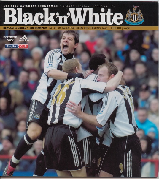 NEWCASTLE UNITED v SOUTHAMPTON FA CUP 5TH RND 2006