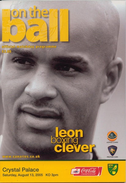 NORWICH CITY v CRYSTAL PALACE CHAMPIONSHIP 2005