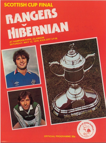 RANGERS v HIBERNIAN THE SCOTTISH CUP FINAL 1979