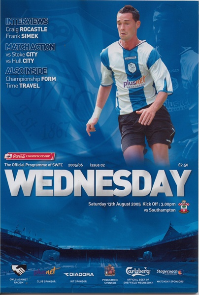 SHEFFIELD WEDNESDAY v SOUTHAMPTON CHAMPIONSHIP 2005