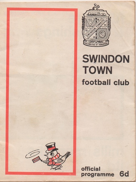 SWINDON TOWN v TRANMERE ROVERS LEAGUE DIV 3 1967