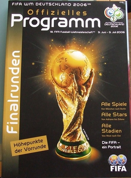 WORLD CUP PROGRAMME 2006 (GERMAN) 2nd ROUND KNOCKOUT