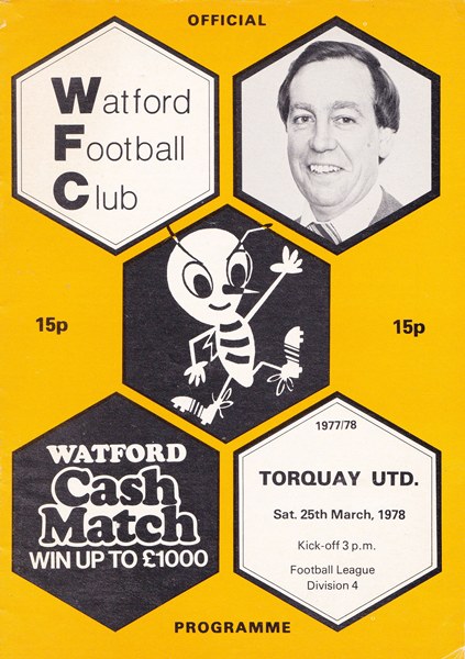 WATFORD v TORQUAY UNITED LEAGUE DIVISION 4 1977/78