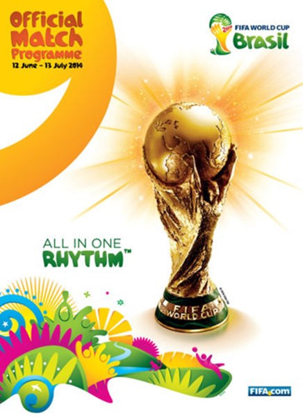 WORLD CUP FINALS OFFICIAL TOURNAMENT PROGRAMME BRAZIL 2014