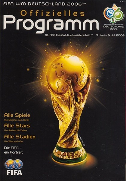 WORLD CUP PROGRAMME(GERMAN) 1st ROUND/GROUPS 2006