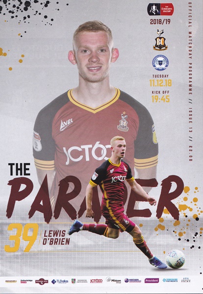 Bradford City v Peterborough 2018