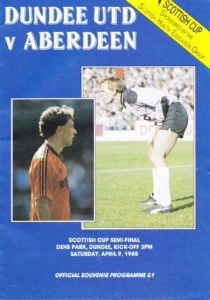DUNDEE UNITED v ABERDEEN SCOTTISH CUP SEMI-FINAL 1987/88
