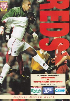 LIVERPOOL v TOTTENHAM HOTSPUR PREMIER LEAGUE 1996/97