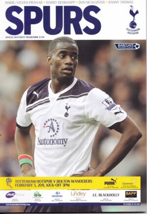 TOTTENHAM HOTSPUR v BOLTON WANDERERS PREMIER LEAGUE 2010/11