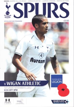 TOTTENHAM HOTSPUR v WIGAN ATHLETIC PREMIER LEAGUE 2012/13
