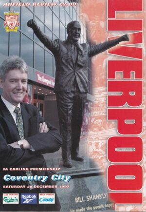 LIVERPOOL v COVENTRY CITY PREMIER LEAGUE 1997/98