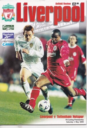LIVERPOOL v TOTTENHAM HOTSPUR PREMIER LEAGUE 1998/99