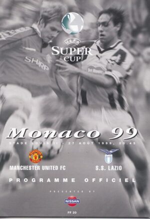 MANCHESTER UNITED v SS LAZIO SUPER CUP FINAL 1999/00