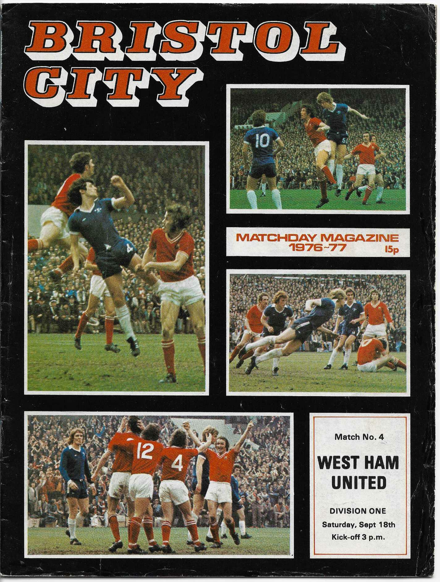 Bristol City v West Ham 1976